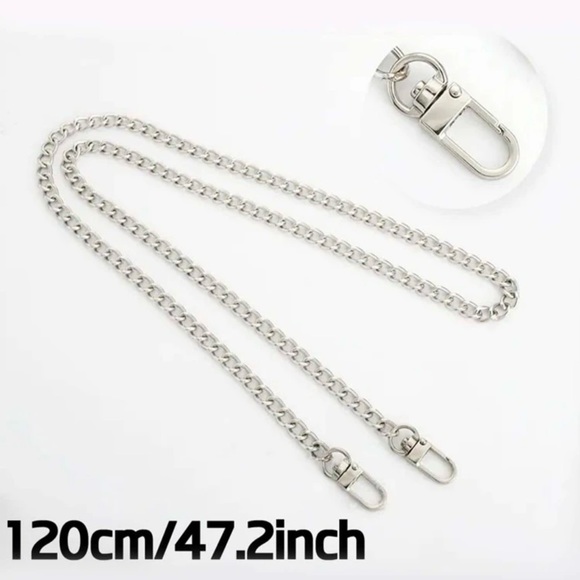 Silver Aftermarket Replacement Chain Length 47.24" - Picture 2 of 16